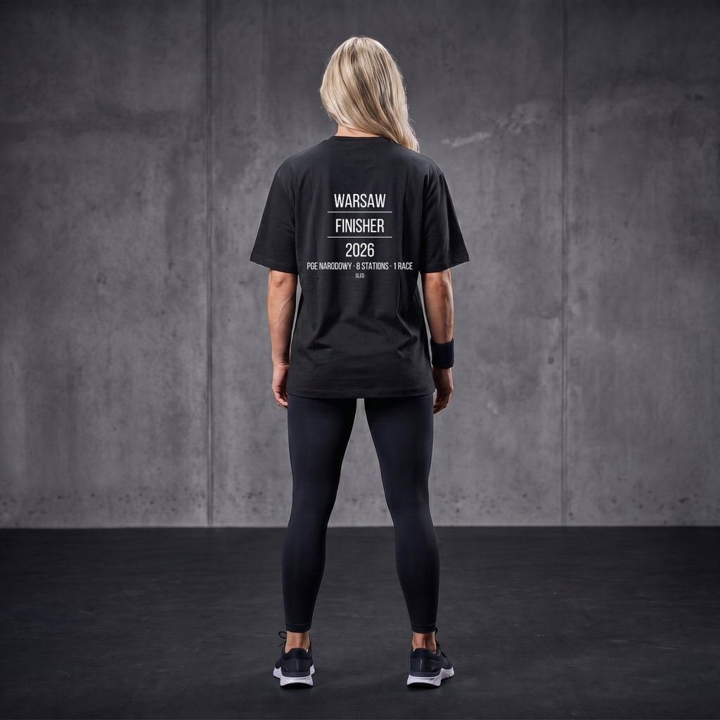 WARSAW FINISHER 2026 - Koszulka OVERSIZE