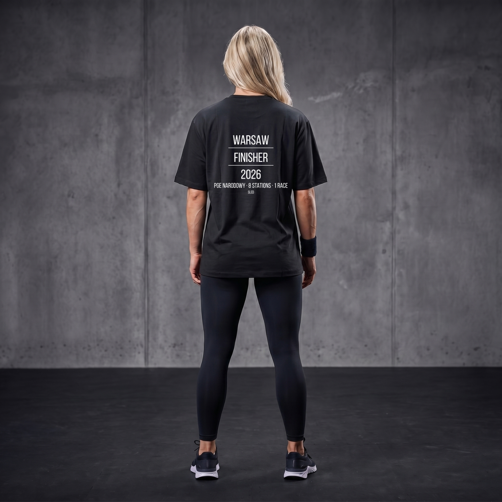 WARSAW FINISHER 2026 - Koszulka OVERSIZE