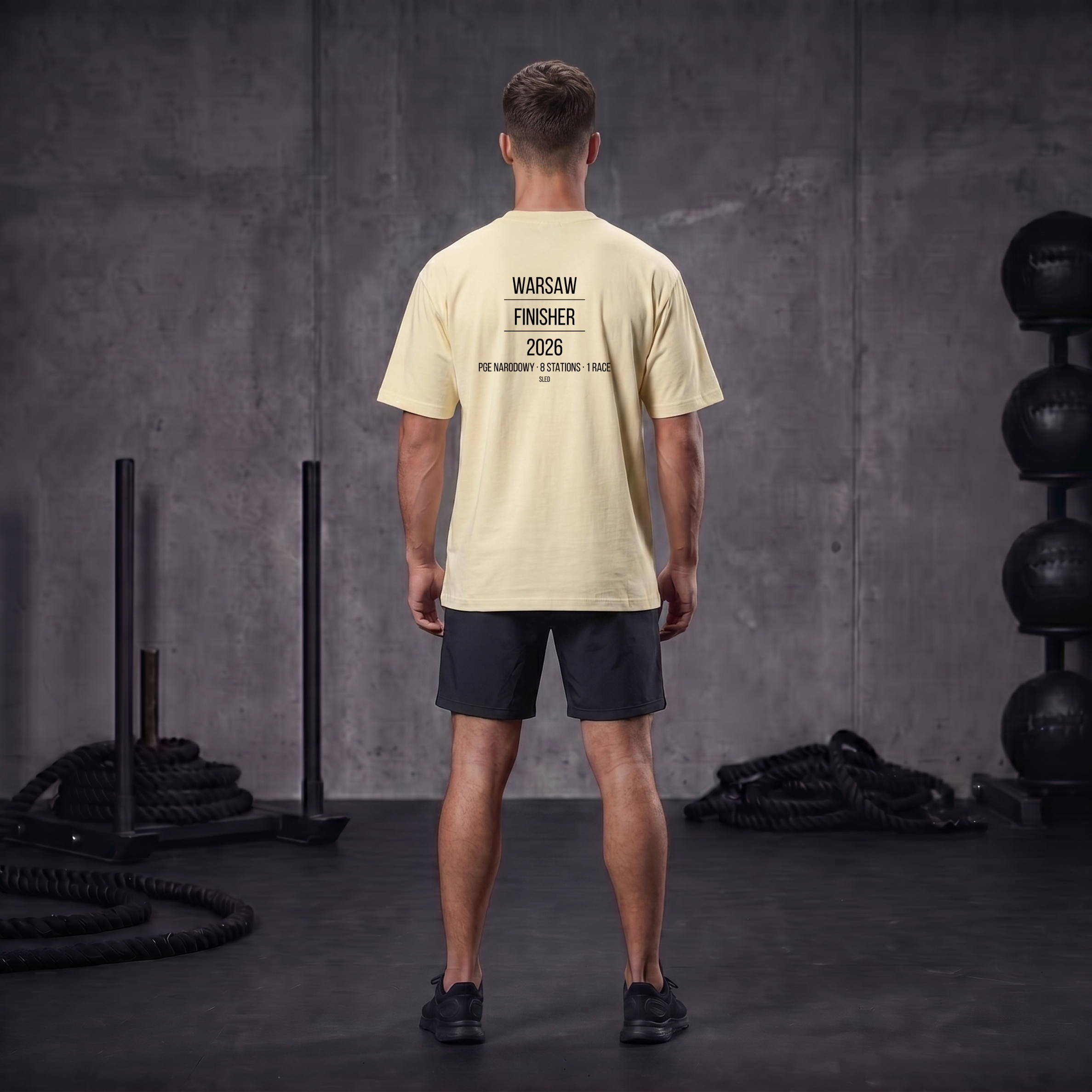 WARSAW FINISHER 2026 - Koszulka OVERSIZE