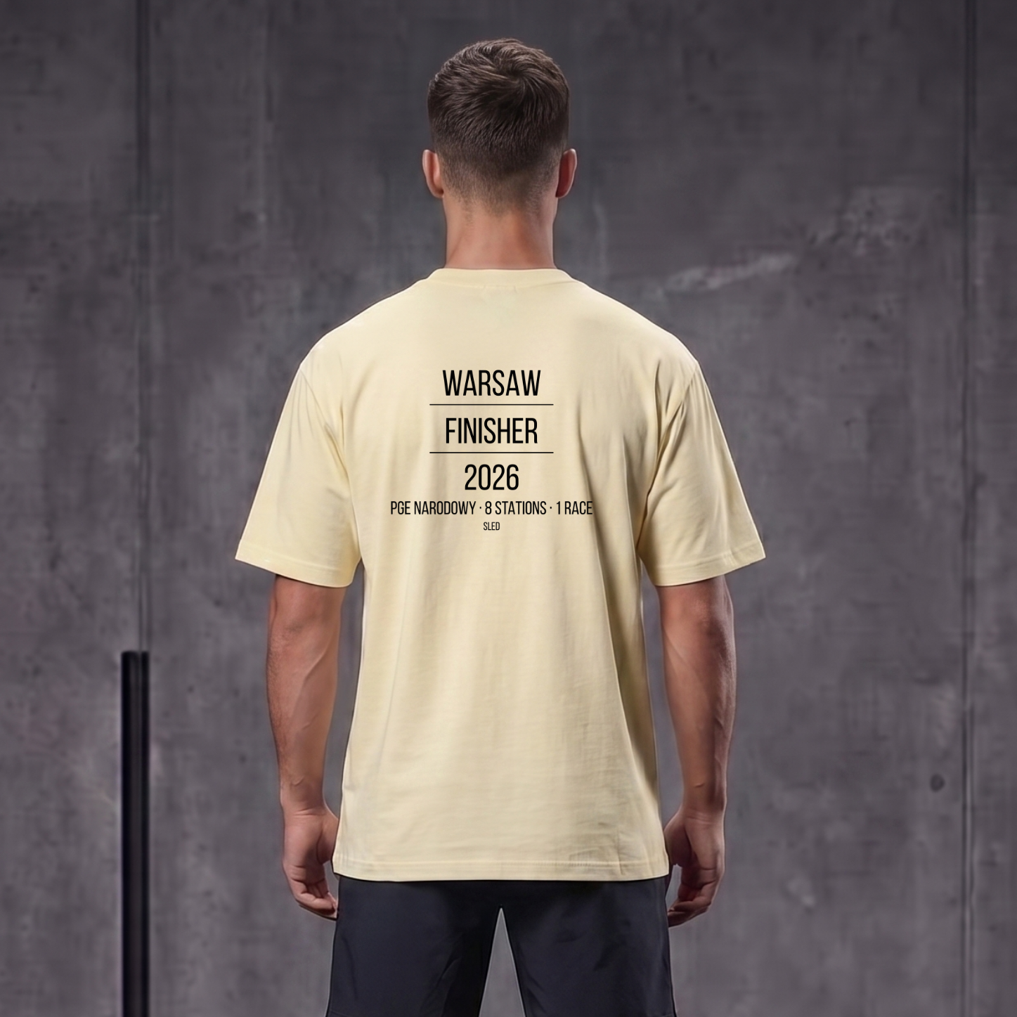 WARSAW FINISHER 2026 - Koszulka OVERSIZE