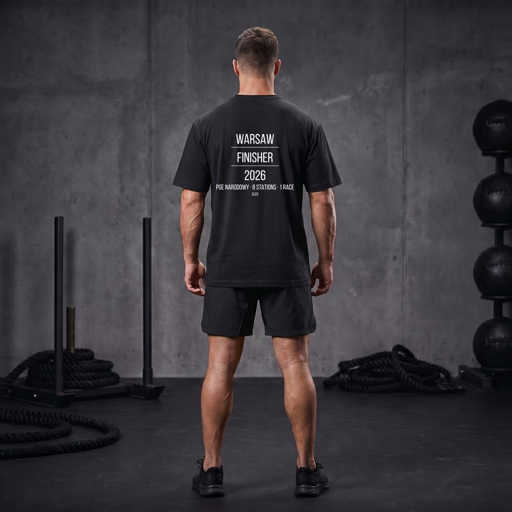WARSAW FINISHER 2026 - Koszulka OVERSIZE