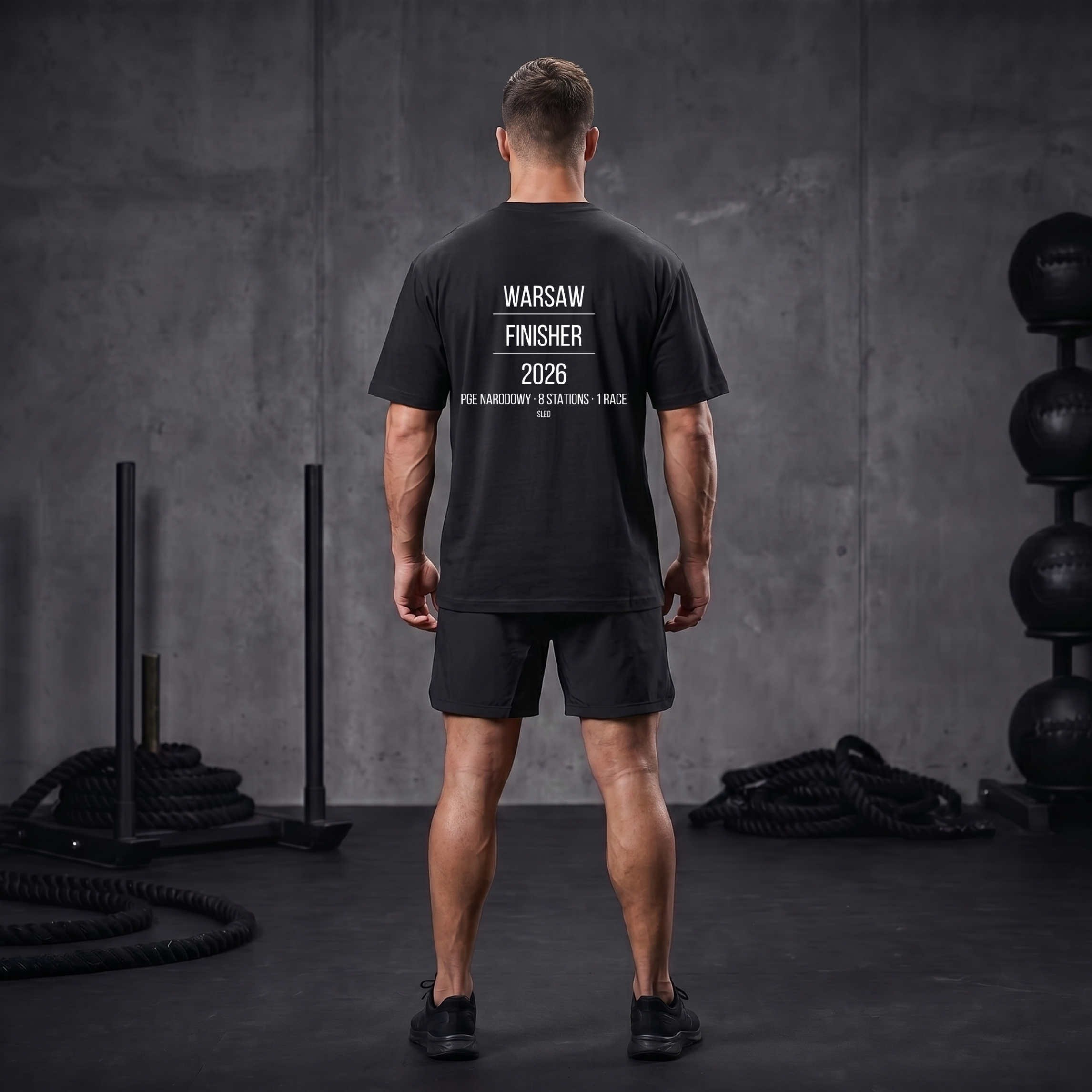 WARSAW FINISHER 2026 - Koszulka OVERSIZE