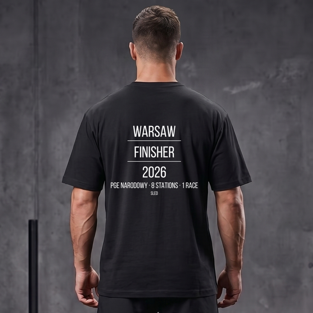 WARSAW FINISHER 2026 - Koszulka OVERSIZE