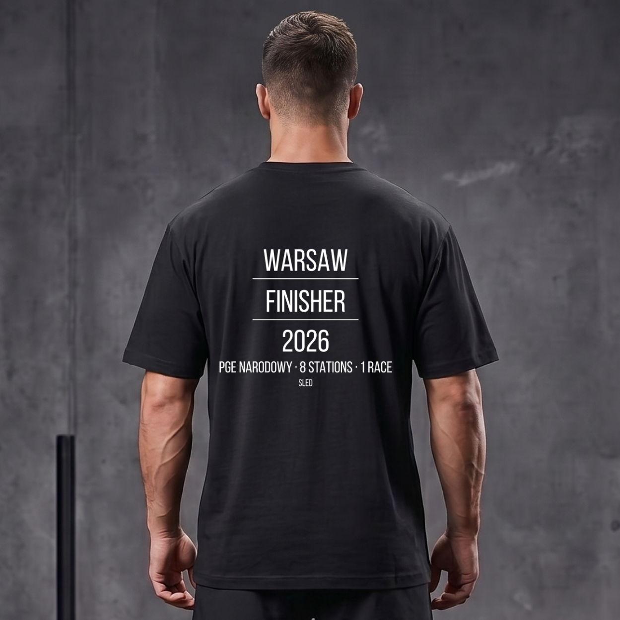 WARSAW FINISHER 2026 - Koszulka OVERSIZE